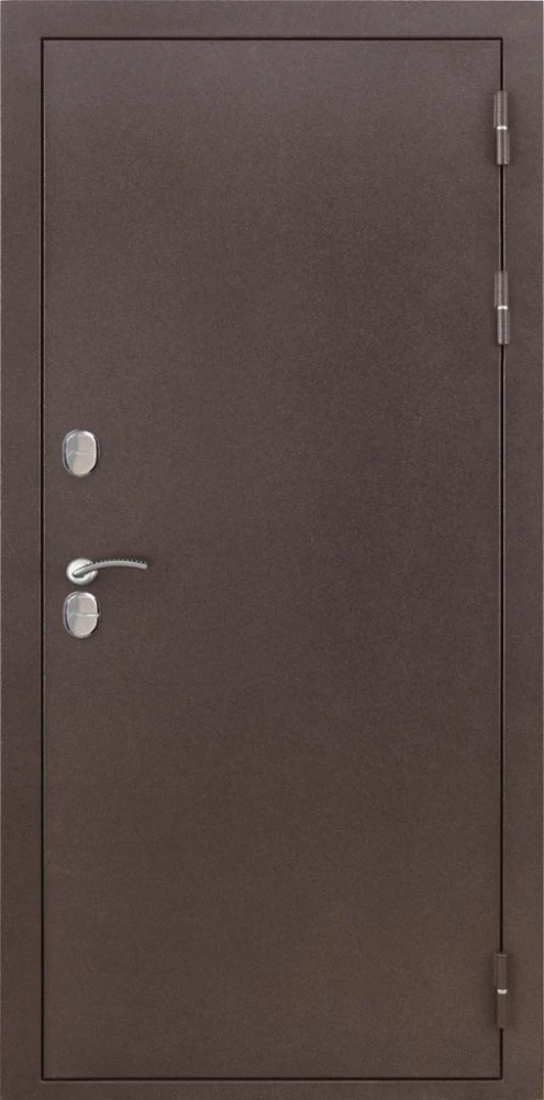 Входная дверь ДвериПРО Термо медный антик ФЛ-701 (10мм, Дуб шоколад) DPRO227719 внешняя сторона